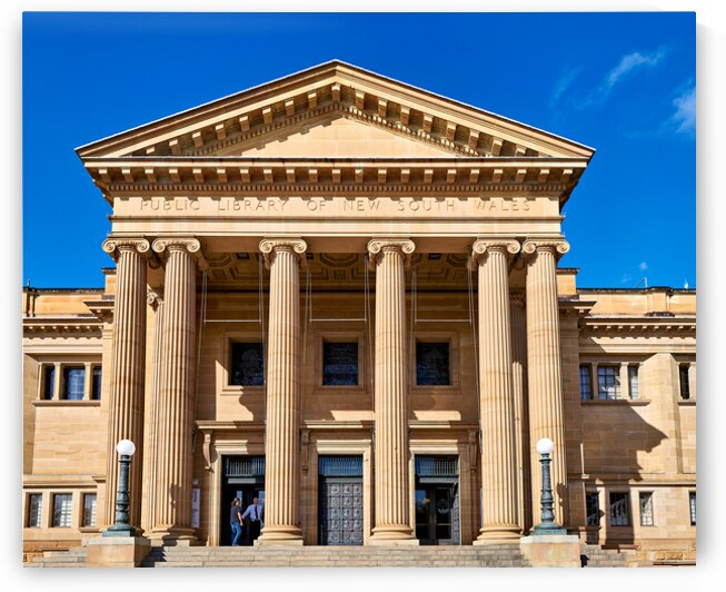 Public Library of New South Wales building facade by Marco Brivio