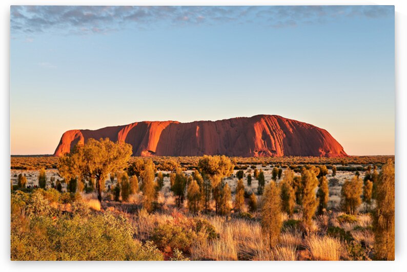 Uluru at sunset Australia by Marco Brivio