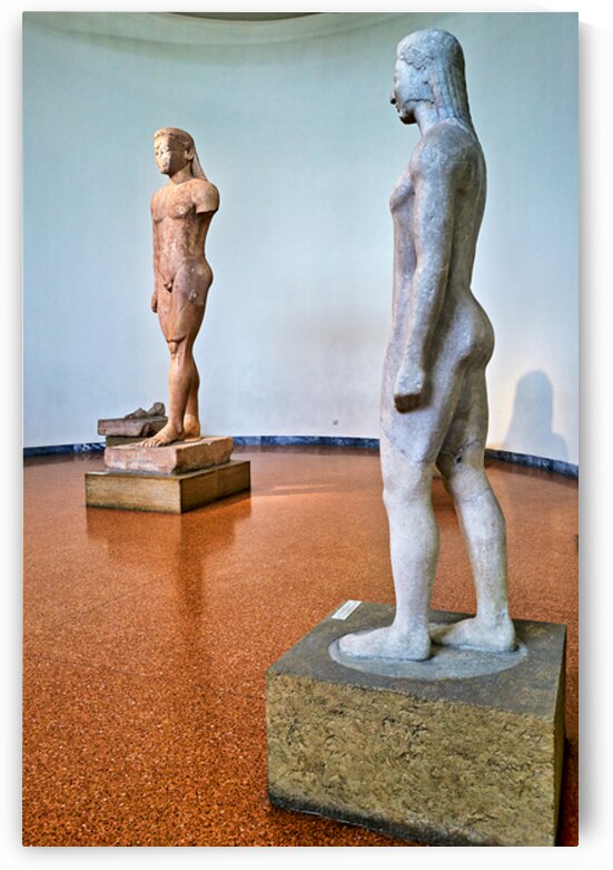 Ancient sculptures at Athens National Archaeological Museum by Marco Brivio