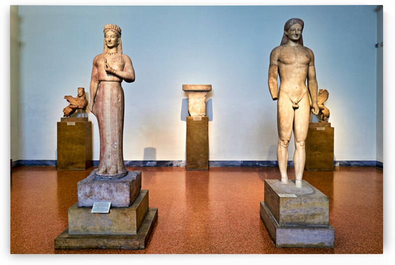Sculptures at athens national archaeological museum by Marco Brivio