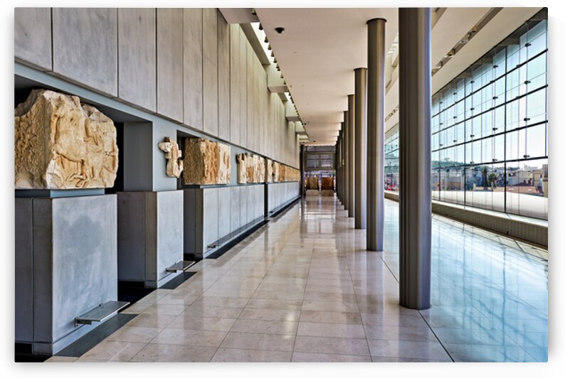 Exploring the Acropolis Museum in Athens Greece with ancient art by Marco Brivio