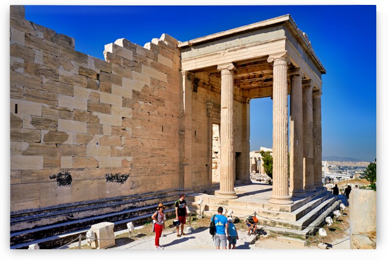 Exploring the erechtheion temple at acropolis in athens greece by Marco Brivio
