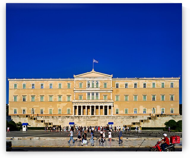 Changing of the guard at Syntagma Square in Athens Greece by Marco Brivio