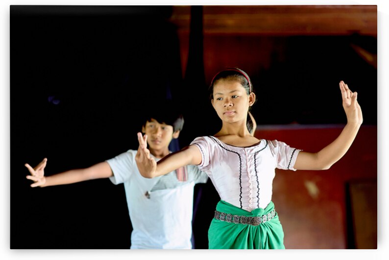 Youth performing traditional dance. by Marco Brivio