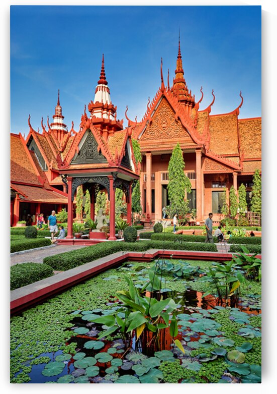 National Museum of Cambodia: traditional architecture lush gard by Marco Brivio