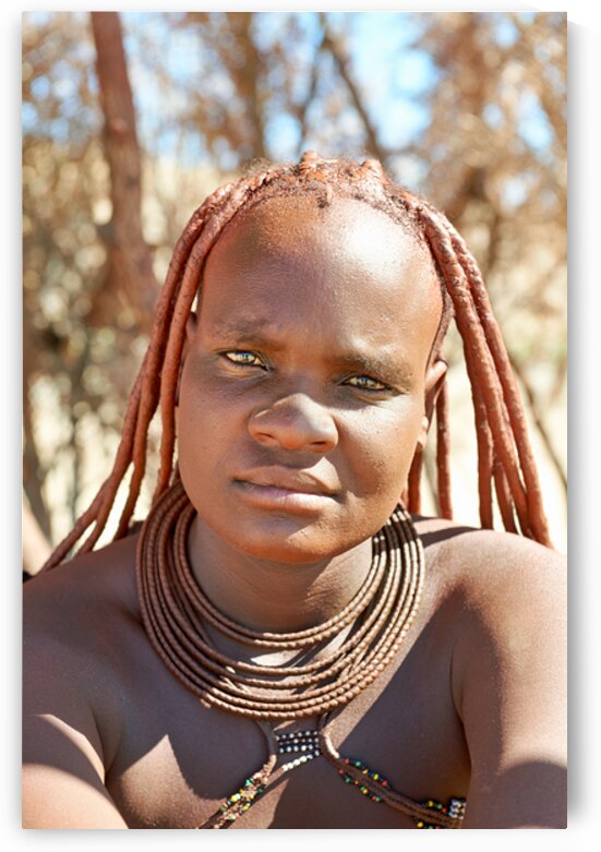 Portrait of a Himba woman from the Kunene region of Namibia by Marco Brivio