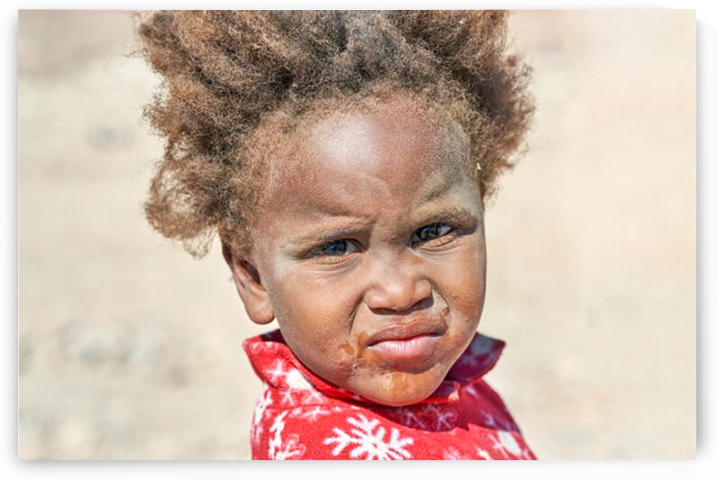 Children playing in Palmwag Kunene Region Damaraland Namibia by Marco Brivio