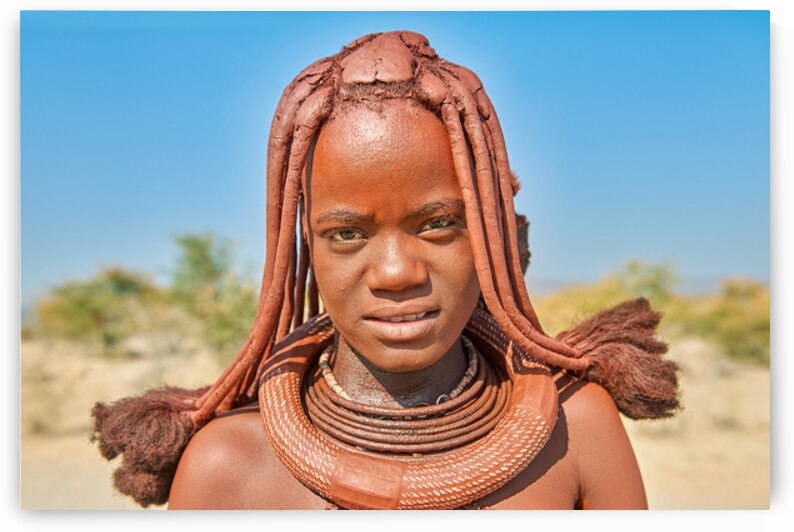 Portrait of a Himba woman in Namibias Kunene region by Marco Brivio