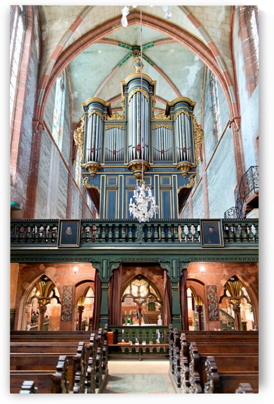 Saint Pierre le Jeune church organ in Strasbourg Alsace by Marco Brivio