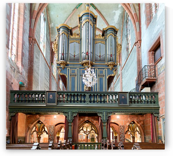 Pipe organ at Saint Pierre le Jeune church in Strasbourg by Marco Brivio