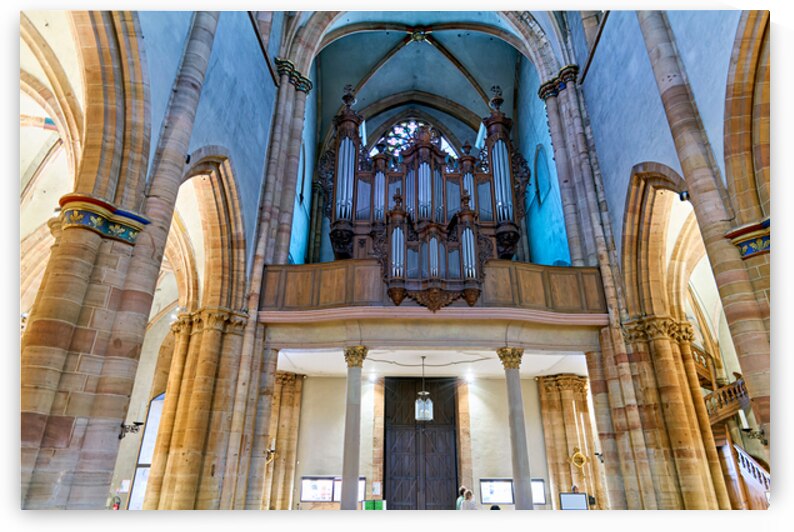 Explore St. Martin Church organ pipe in Colmar Alsace by Marco Brivio
