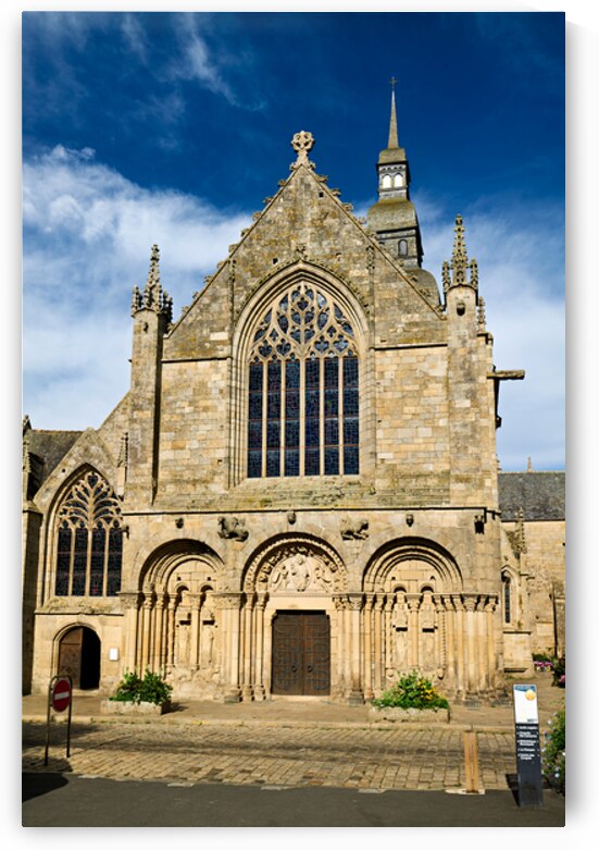 Exploring the basilica of st saviour in dinan brittany france by Marco Brivio