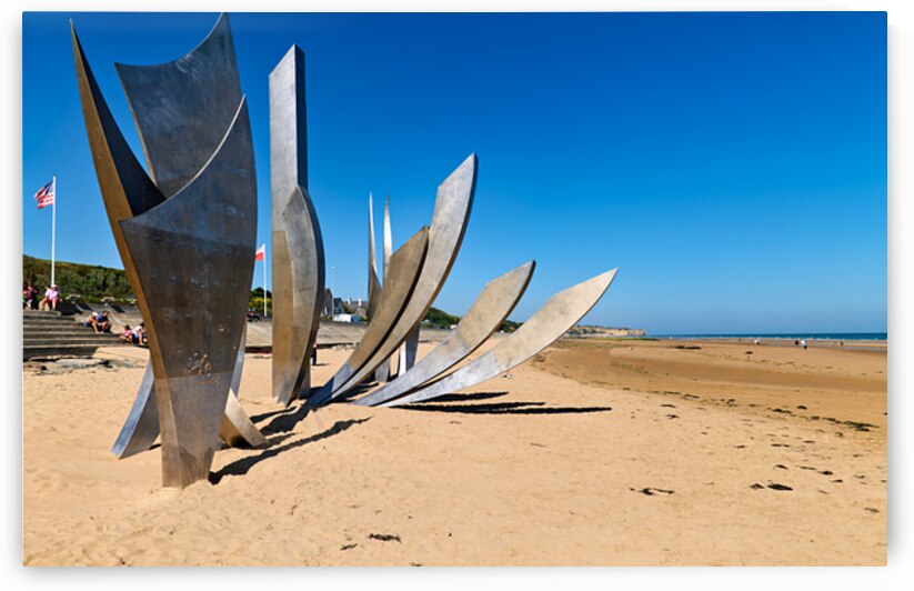 Omaha Beach memorial honors those who served in Normandy by Marco Brivio