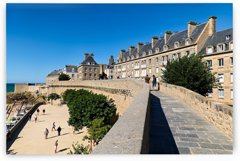 Explore fortified walls in Saint Malo Brittany France by Marco Brivio