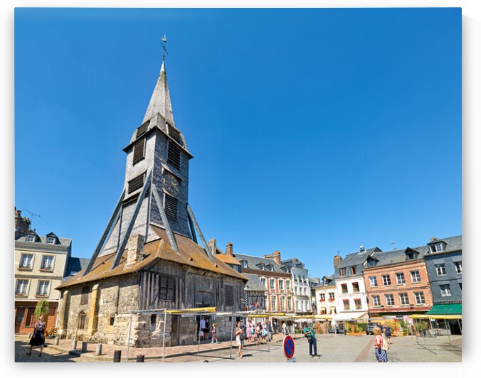 Visit saint catherine church in honfleur normandy france by Marco Brivio