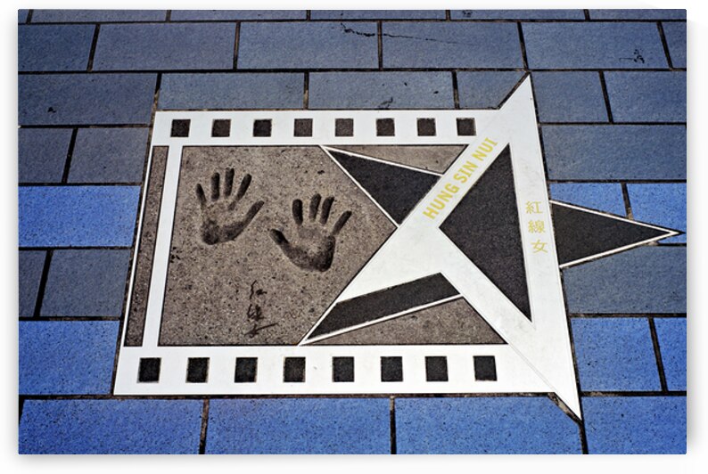 Hung Sin Nui handprints at the Hong Kong Walk of Fame by Marco Brivio