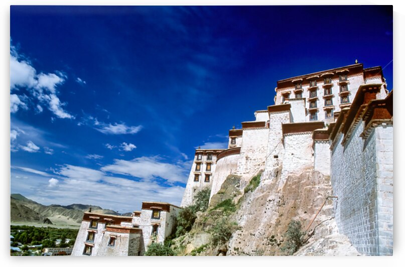 Majestic Potala Palace stands in Tibet under a bright blue sky by Marco Brivio