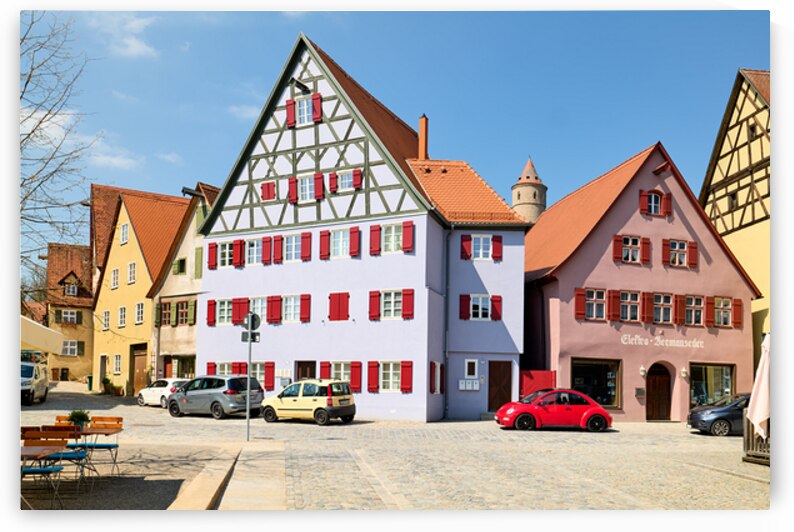 Exploring the old town of Dinkelsbuhl on the Romantic Road in Ge by Marco Brivio