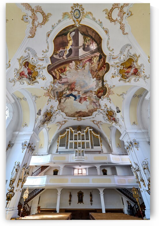 Visit to Mariae Himmelfahrt church in Schongau along the Romanti by Marco Brivio
