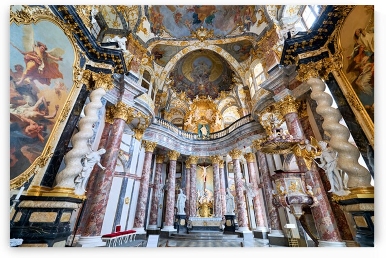 Explore Hofkirche in Wurzburg along the Romantic Road in Bavaria by Marco Brivio