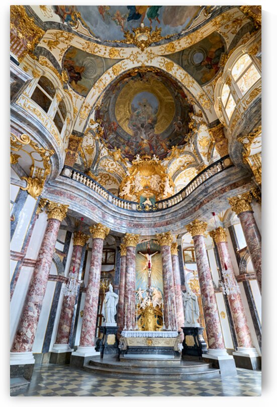 Hofkirche Court church of Residence in Wurzburg on Romantic Road by Marco Brivio