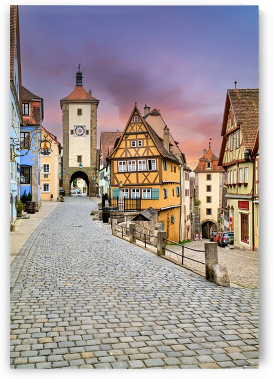 Explore Rothenburg ob der Tauber along the Romantic Road in Germ by Marco Brivio