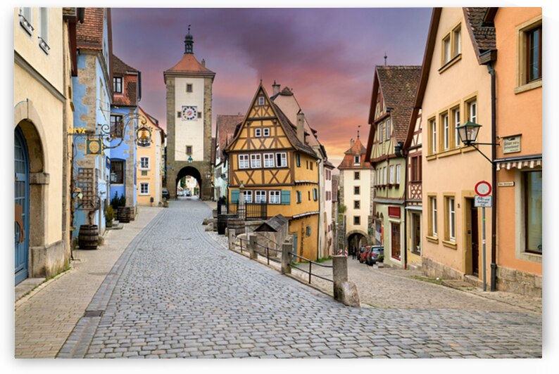 Visit Rothenburg ob der Tauber on the Romantic Road in Bavaria by Marco Brivio