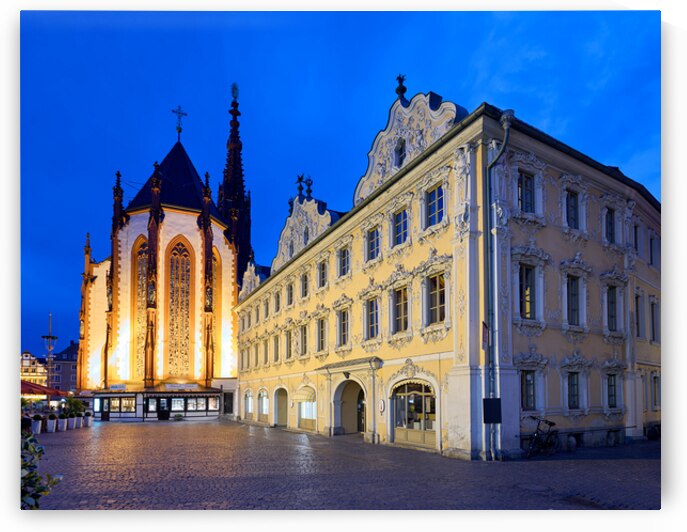 Visit marienkapelle in wurzburg on the romantic road in germany by Marco Brivio