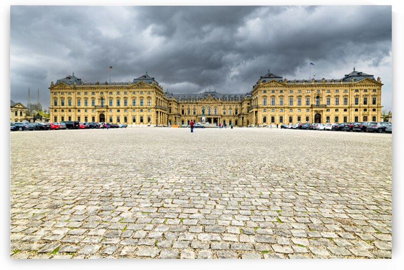Residenz in Wurzburg along the Romantic Road in Bavaria Germany by Marco Brivio