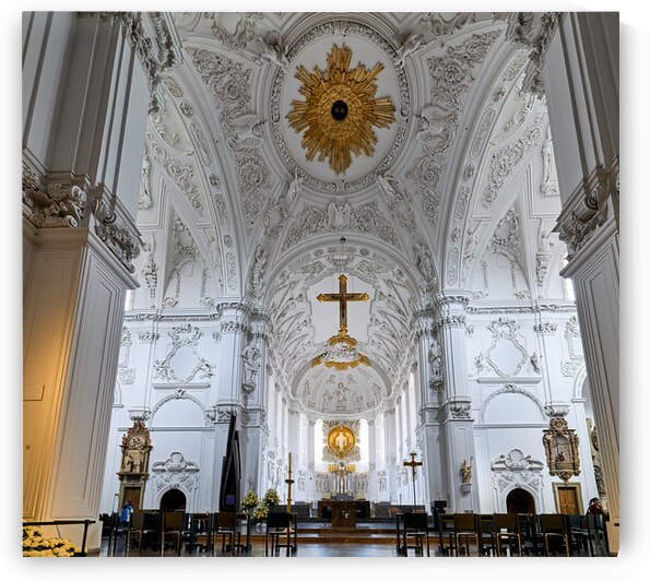 Wurzburger Dom Cathedral interior in Wurzburg along Romantic Roa by Marco Brivio