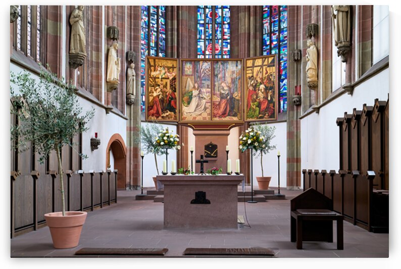 Visit Marienkapelle in Wurzburg along the Romantic Road in Germa by Marco Brivio