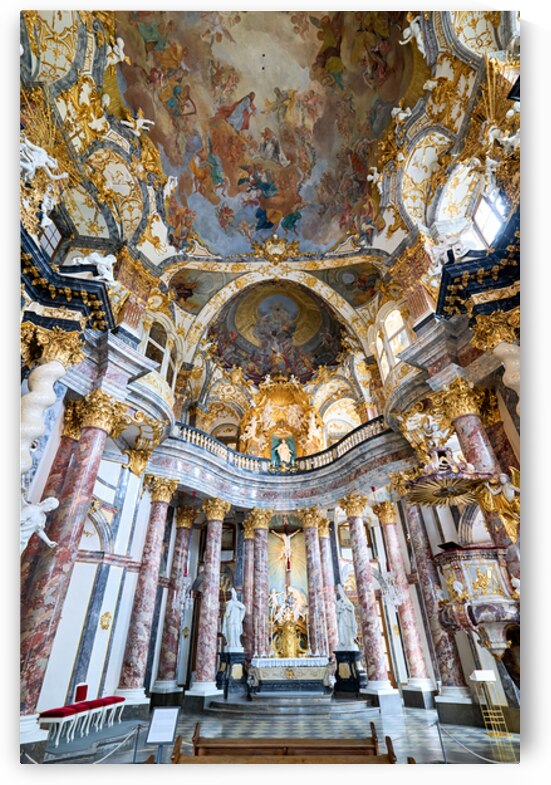Hofkirche displays ornate architecture and grand artwork in Wurz by Marco Brivio