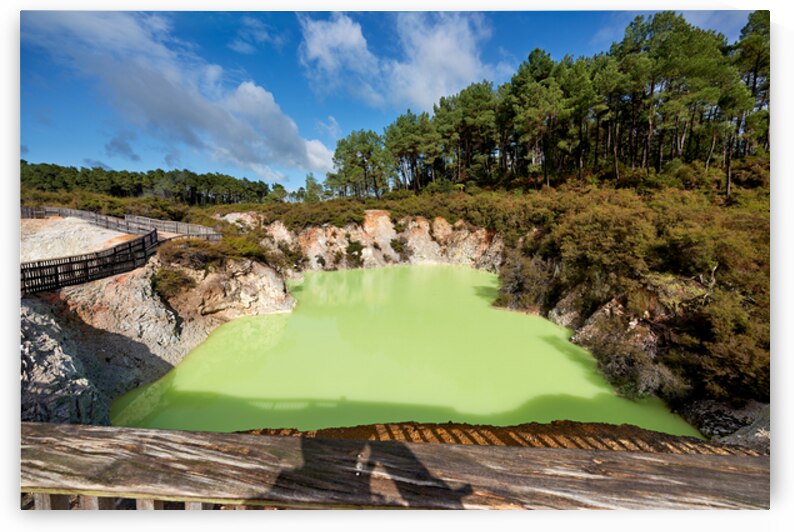 Views of devils bath in waiotapu thermal wonderland rotorua by Marco Brivio