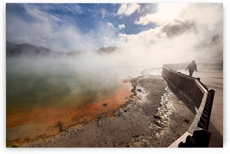 Visit to champagne pool in waiotapu thermal wonderland rotorua by Marco Brivio