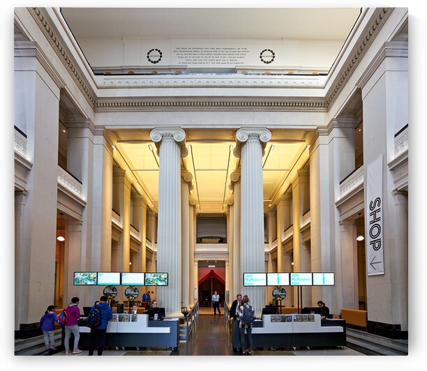 Visit to Auckland War Memorial Museum entrance in Auckland New Z by Marco Brivio