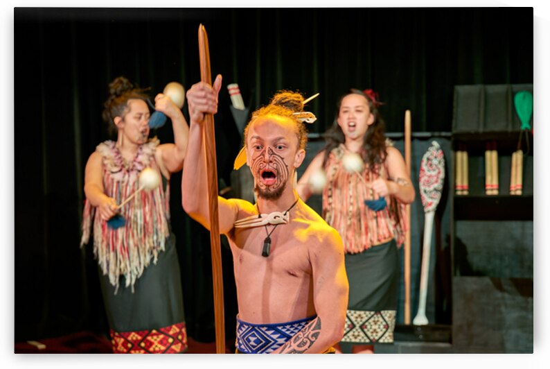 Maori Haka dance performance in Auckland New Zealand by Marco Brivio