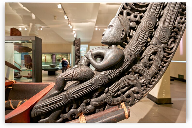 Visit to Maori natural history gallery in Auckland War Memorial  by Marco Brivio