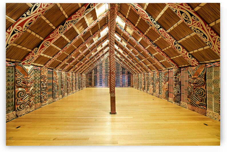 Maori natural history gallery in auckland war memorial museum by Marco Brivio