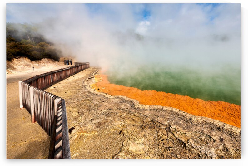 Explore waiotapu thermal wonderland at champagne pool in rotorua by Marco Brivio