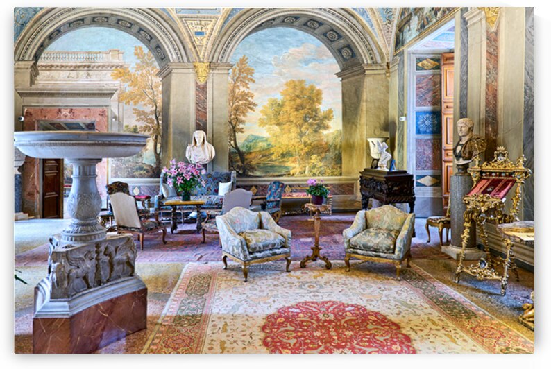 Visit to Colonna Art Gallery in Palazzo Colonna during day by Marco Brivio