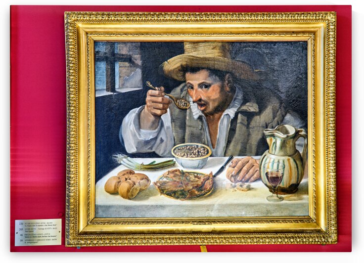 Bean eater artwork in Colonna Art Gallery in Rome Italy by Marco Brivio