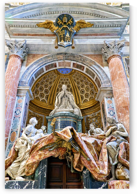 Visit St. Peters Square near Alexander VIIs tomb by Marco Brivio