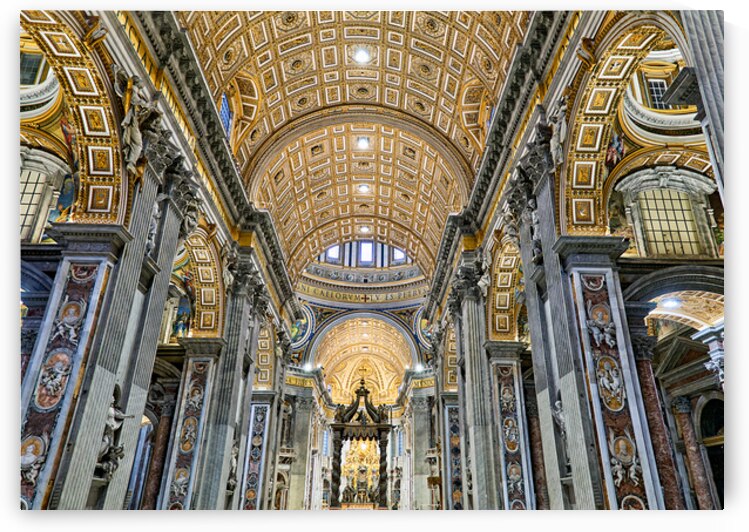 Visit to Saint Peters Basilica in Rome with Berninis baldacchi by Marco Brivio