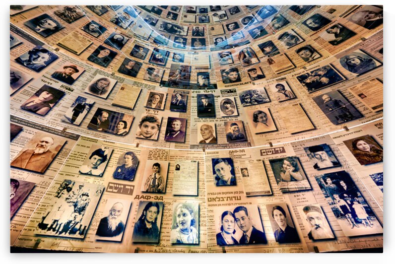Memorial at Yad Vashem honors victims of the Holocaust in Jerusa by Marco Brivio