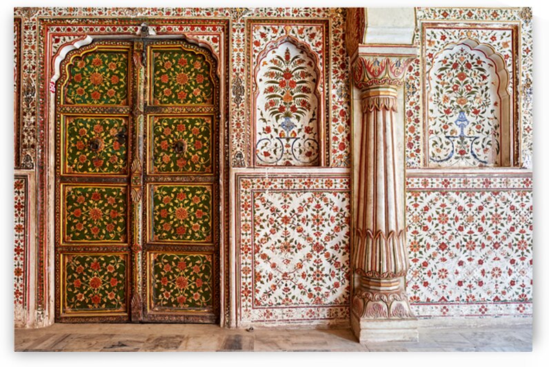 Exploring the detailed artwork of Junagarh Fort in Bikaner Indi by Marco Brivio