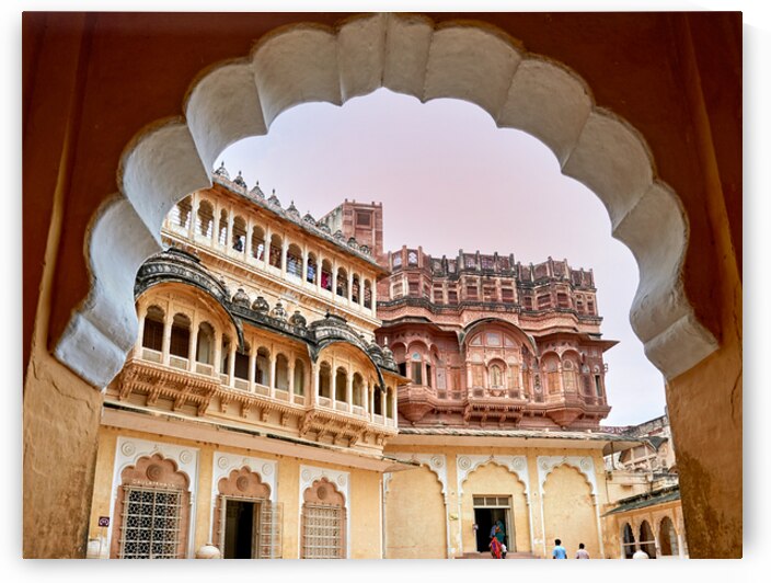 Exploring Mehrangarh Fort in Jodhpur Rajasthan under the bright by Marco Brivio
