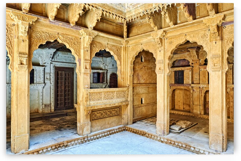Traditional haveli architecture in Jaisalmer Rajasthan India by Marco Brivio