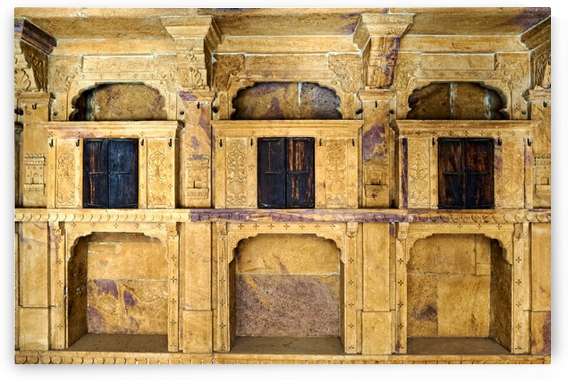 Traditional haveli house details in Jaisalmer Rajasthan by Marco Brivio