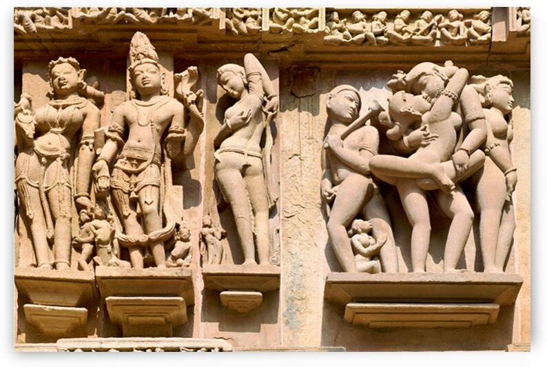 Hindu temples in Khajuraho show ancient art of erotic sculptures by Marco Brivio