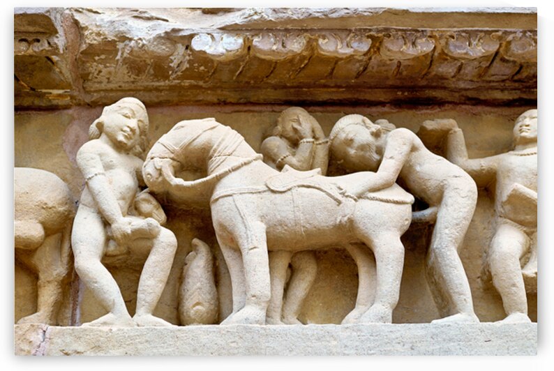 Hindu temples of Khajuraho showcase ancient sculptures and carvi by Marco Brivio